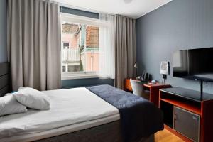 Voodi või voodid majutusasutuse Best Western Centralhotellet toas