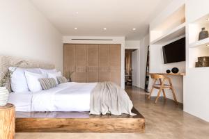 Andronis Arcadia Hotel客房内的一张或多张床位