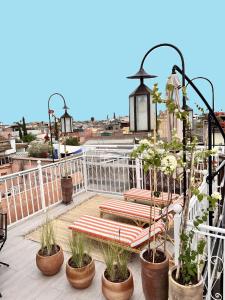 Balkón nebo terasa v ubytování Riad 10 Mandarin BOUTIQUE RIAD