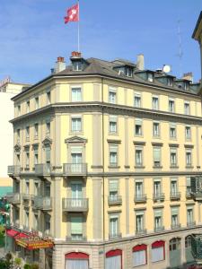 O edifício em que o hotel se localiza