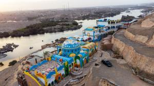 an aerial view of a disney water park at Kato Dool Wellness Resort in Aswan