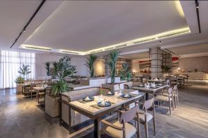 Posezení v ubytování Ewaa Express Hotel - Abha