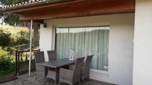 Balkón nebo terasa v ubytování Ferienhaus Goldisthal