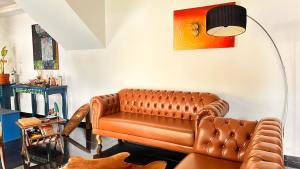 Posezení v ubytování Casarão 121 - Guest House