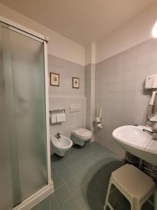 Koupelna v ubytování Hotel Tre Ville