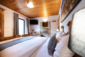 Postel nebo postele na pokoji v ubytování Ferienhaus Waldwinkl
