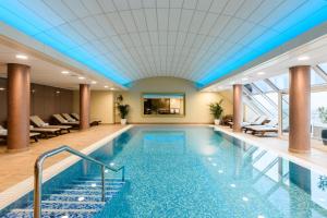 Indoor pool at the Ljubljana accommodation