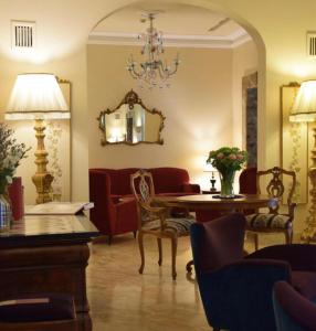 Posezení v ubytování Hotel Lancelot