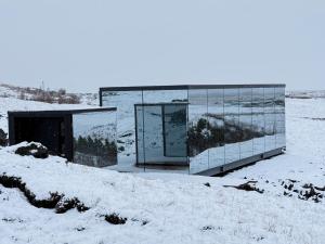 ÖÖD Hekla Horizon - Mirror Houses v zimě