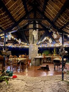 Restaurace v ubytování Ravenala Beach Bungalows