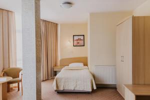 Postel nebo postele na pokoji v ubytování Hotel Silver