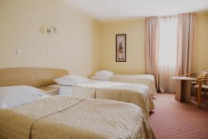 Postel nebo postele na pokoji v ubytování Hotel Silver