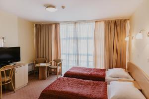 TV a/nebo společenská místnost v ubytování Hotel Silver