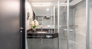Koupelna v ubytování PLAZA Residence Wiener Neustadt