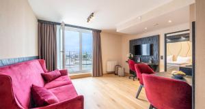 Posezení v ubytování PLAZA Residence Wiener Neustadt