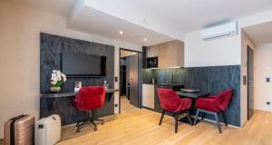 Posezení v ubytování PLAZA Residence Wiener Neustadt