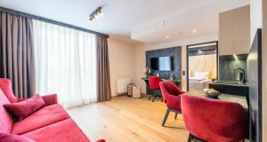Posezení v ubytování PLAZA Residence Wiener Neustadt