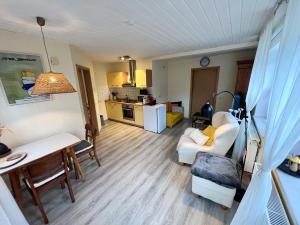 Kuchyň nebo kuchyňský kout v ubytování Ferienwohnung Eifel-Nest