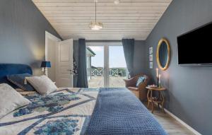 Ένα ή περισσότερα κρεβάτια σε δωμάτιο στο Nice Home In Karrebæksminde +8 φωτογραφίες