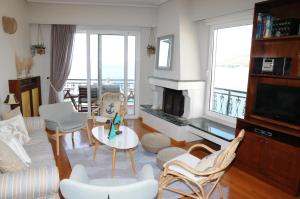 Posezení v ubytování Amazing condo by the beach