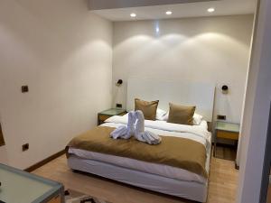 Hotel Fobra客房内的一张或多张床位
