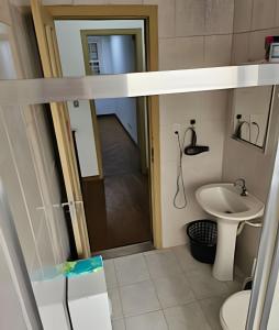 Koupelna v ubytování Casa Vergueiro