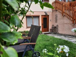 Zahrada ubytování Ferienwohnung-Hajek