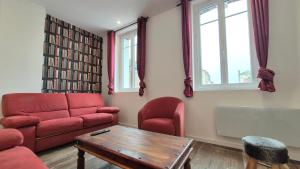 Χώρος καθιστικού στο Maison Les Glycines Rouen