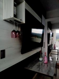 Kuchyň nebo kuchyňský kout v ubytování Mirador samsara Penthouse con Jacuzzi al aire libre,piso completo