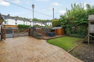 En have udenfor Bens Row Cottage, The Lake District