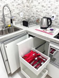 Η κουζίνα ή μικρή κουζίνα στο MATER Ipanema