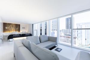 Posezení v ubytování CUVEE J2 HOTEL OSAKA by Onko Chishin