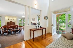 Χώρος καθιστικού στο Beautiful country home in the Derwent Valley