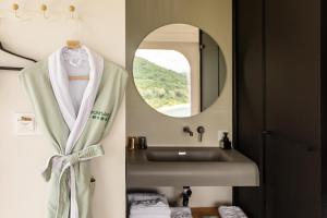 Koupelna v ubytování 阿卡那拉橘子海亲子民宿