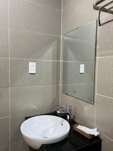 Koupelna v ubytování Le Grey Dalat Hotel