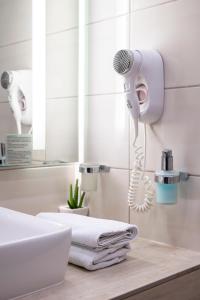 Koupelna v ubytování Hotel Arkadia Jelcz-Laskowice