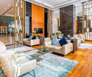 Cozy Stay tesisinde bir oturma alanı