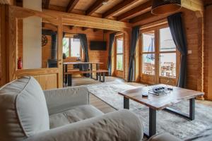 Posedenie v ubytovaní Gemütliches Holzhaus in Gamlitz