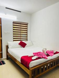 Mundro Garden Homestay客房内的一张或多张床位