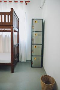 Postel nebo postele na pokoji v ubytování Island Diaries Hostel