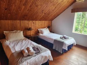 Postel nebo postele na pokoji v ubytování Country Cottage