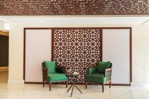 Tibet Hotel的休息区