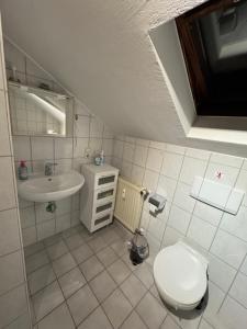 Koupelna v ubytování FerienZeit