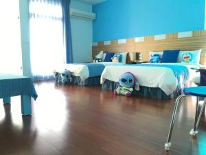 Posezení v ubytování Jing Xiang Hua Nong B&B