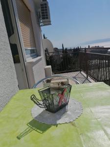 Balkón nebo terasa v ubytování Apartments Olgi