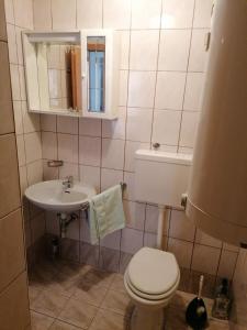 Koupelna v ubytování Apartments Olgi