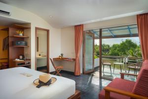 Balkón nebo terasa v ubytování Komsan Kampot Resort