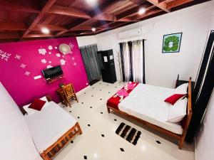 Mundro Garden Homestay客房内的一张或多张床位