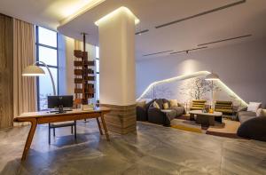 Posezení v ubytování Ewaa Express Hotel - Abha