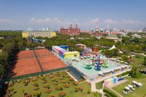 an aerial view of an amusement park with a water park at Kremlin Palace in Lara